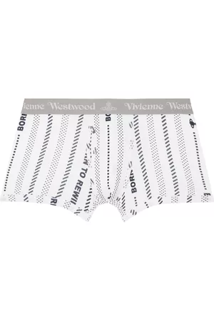 Vivienne Westwood Men Briefs - White Printed Boxers