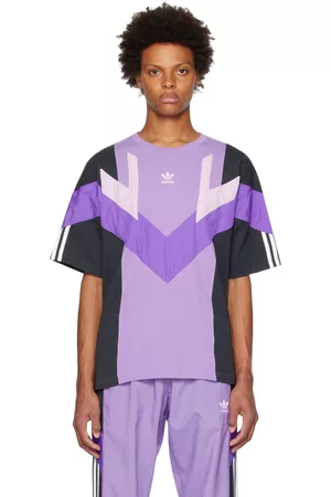 adidas Men T-shirts - Purple & Black Rekive T-Shirt