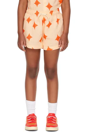 Tiny Cottons Kids Yellow Sparkle Shorts