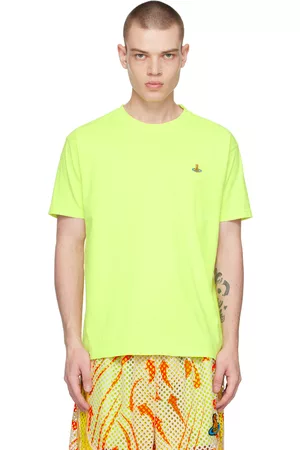Vivienne Westwood Men T-shirts - Yellow Orb T-Shirt