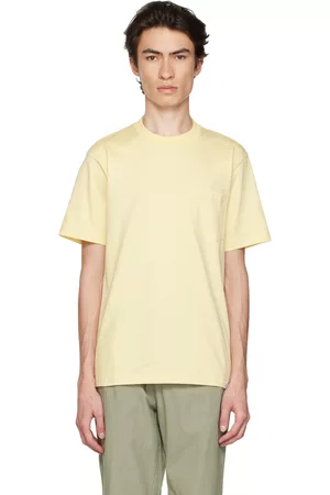Norse projects Men T-shirts - Yellow Johannes T-Shirt