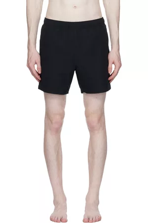 THEORY Men Swim Shorts - Black Jace Splash Swim Shorts