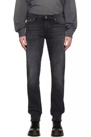 Nudie Jeans Men Jeans - Gray Grim Tim Jeans