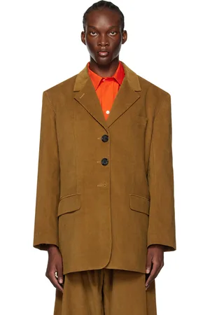 MERYLL ROGGE Tan Oversized Blazer