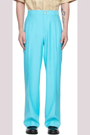 Burberry Blue Tailored Trousers
