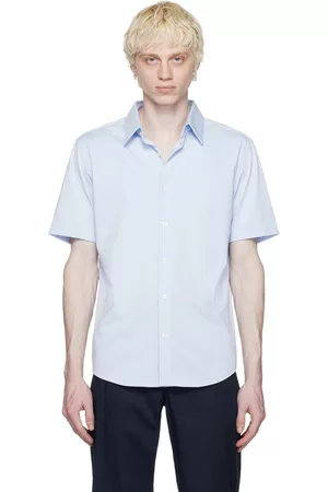 THEORY Men Shirts - Blue Irving Shirt