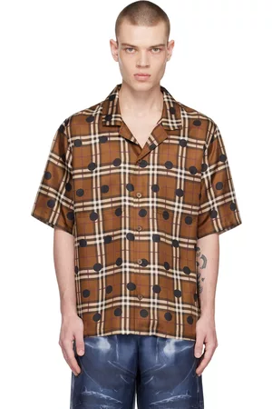 Burberry Men Shirts - Brown Vintage Check Shirt