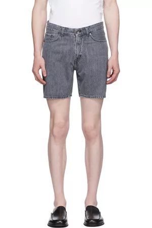 Tiger of Sweden Men Shorts - Grey Denim Jin Shorts
