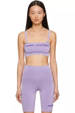 Marc Jacobs Women Strapless Tops - Purple 'The Bandeau' Tank Top