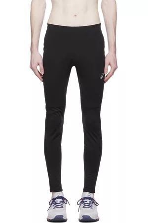 Asics Men Loungewear - Black Tight Windblock Lounge Pants