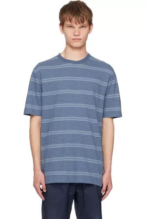 Norse projects Men T-shirts - Blue Johannes T-Shirt