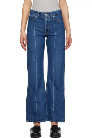 OUR LEGACY Women Jeans - Blue Crease Jeans