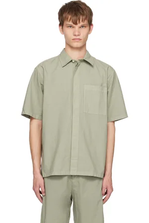 Norse projects Green Ivan Typewriter Shirt