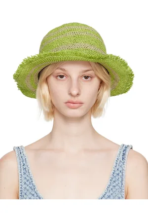 RAG&BONE Green Frills Rollable Bucket Hat