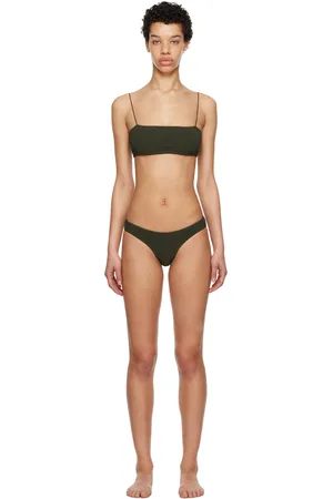 Totême Khaki Smocked Bikini