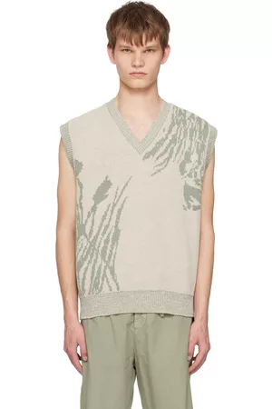 Norse projects Men Tops - Green Melvin Vest