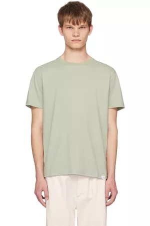 Norse projects Men T-shirts - Green Niels T-Shirt