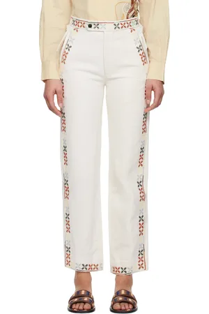 BODE Off-White Prisma Trousers