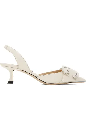 Jimmy Choo Off-White Moni 50 Heels