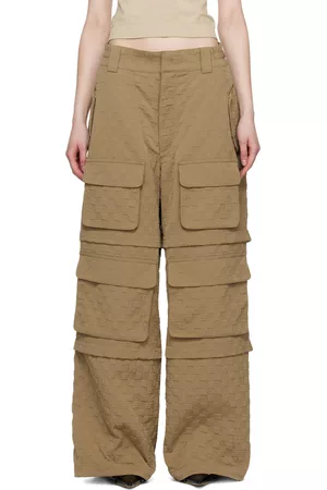 MISBHV Women Pants - SSENSE Exclusive Khaki Jordan Barrett Edition Trousers