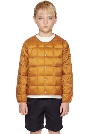 TAION Jackets - Kids Orange Quilted Down Jacket