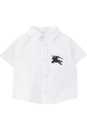 Burberry Shirts - Baby White EKD Shirt