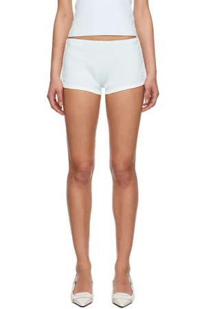 Courrèges Women Shorts - Blue Contrast Shorts