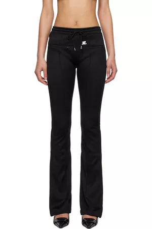 Courrèges Women Loungewear - Black Zip Pocket Track Pants