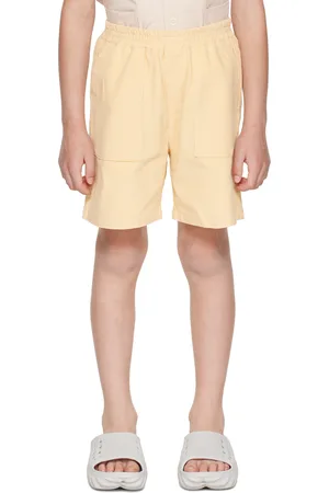 oopsmyboy Kids Beige Embroidered Shorts