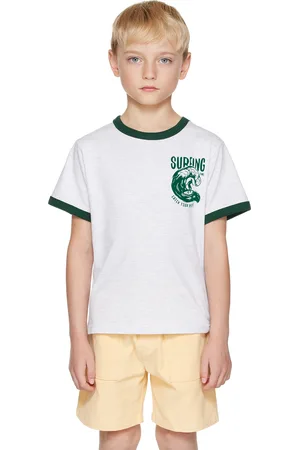 oopsmyboy Kids Gray Printed T-Shirt