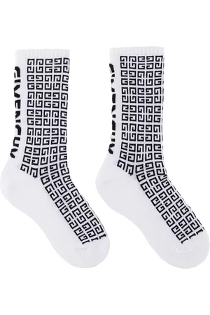 Givenchy Socks - Kids White & Black 4G Socks
