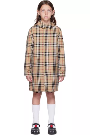 Burberry Coats - Kids Beige Reversible Coat