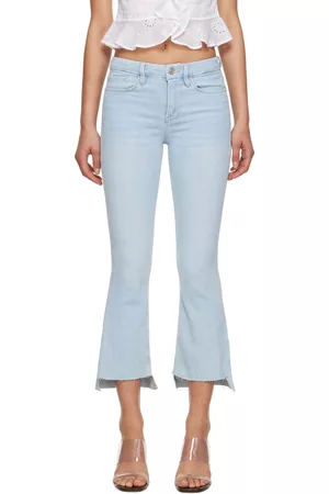 Frame Women Jeans - Blue 'Le Crop Mini Boot' Jeans