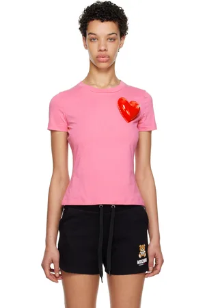 Moschino Pink Inflatable Heart T-Shirt