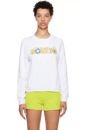 Moschino Women Sweatshirts - White Nautical Sweatshirt