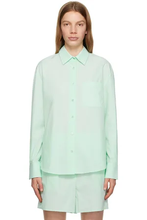 The Frankie Shop Green Lui Shirt