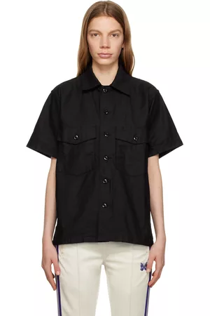 Pins & Needles Women Shirts - Black Fatigue Shirt