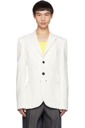 Steven Passaro Paneled Denim Blazer