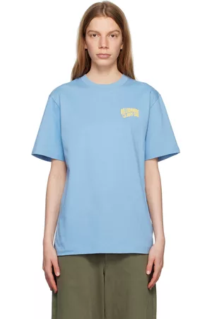 Billionaire Boys Club Women T-shirts - Blue Small Arch Logo T-Shirt
