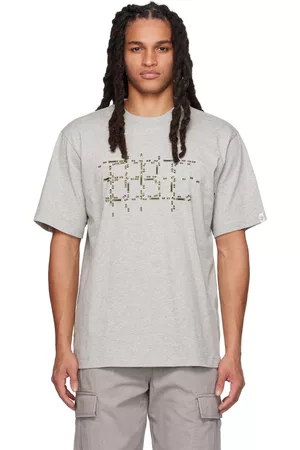 Billionaire Boys Club Men T-shirts - Gray Gridlock T-Shirt