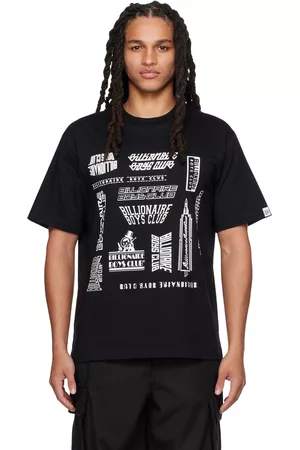 Billionaire Boys Club Men T-shirts - Black Signage T-Shirt