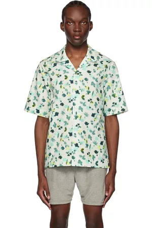 Paul Smith Men Shirts - Green City Garden Shirt