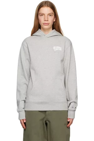 Billionaire Boys Club Women Hoodies - Gray Small Arch Logo Hoodie