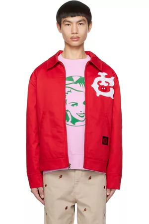 ICECREAM Men Jackets - Red Graphic Jacket