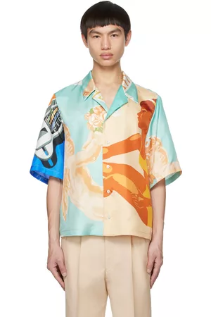 Bally Men Shirts - Multicolor Bowling Shirt