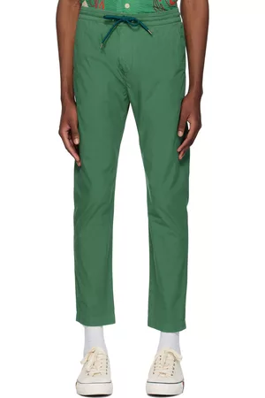 Paul Smith Men Trousers - Green Drawstring Sweatpants