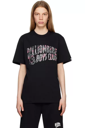 Billionaire Boys Club Women T-shirts - Black Camo Arch Logo T-Shirt