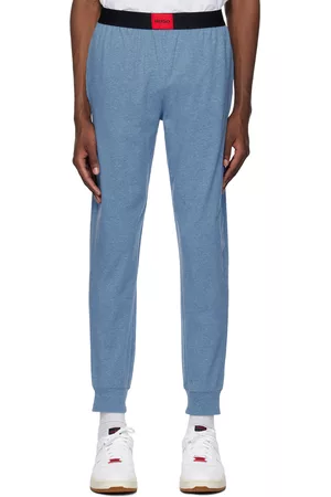 HUGO BOSS Men Trousers - Blue Patch Sweatpants