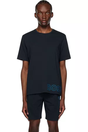 HUGO BOSS Men T-shirts - Navy Identity T-Shirt