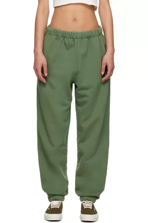 ERL Women Loungewear - Green Elasticized Lounge Pants